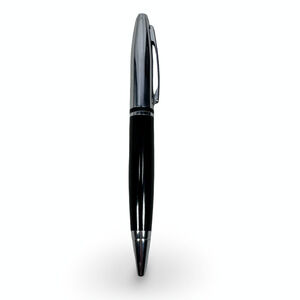 Cross Calais Ballpoint Pen Black & Silver Tone Writing Instrument Office Pen